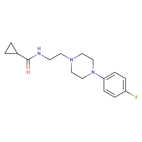 N-{2-[4-(4-fluorophenyl)piperazin-1-yl]ethyl}cyclopropanecarboxamide