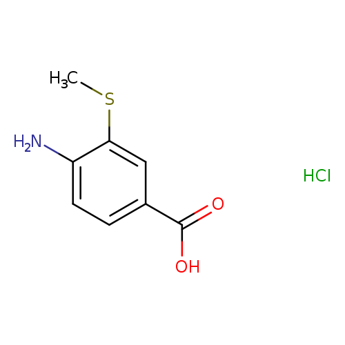4-amino-3-(methylsulfanyl)benzoic acid hydrochloride