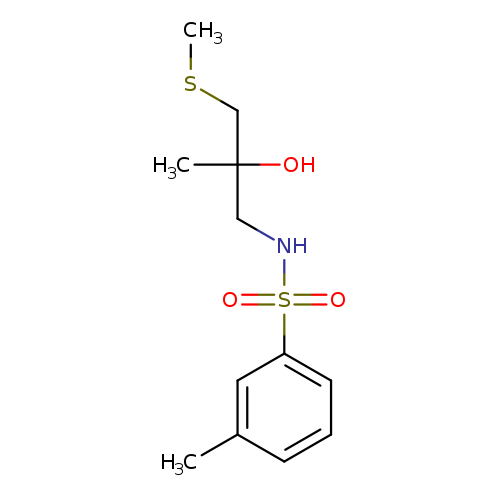 N-[2-hydroxy-2-methyl-3-(methylsulfanyl)propyl]-3-methylbenzene-1-sulfonamide