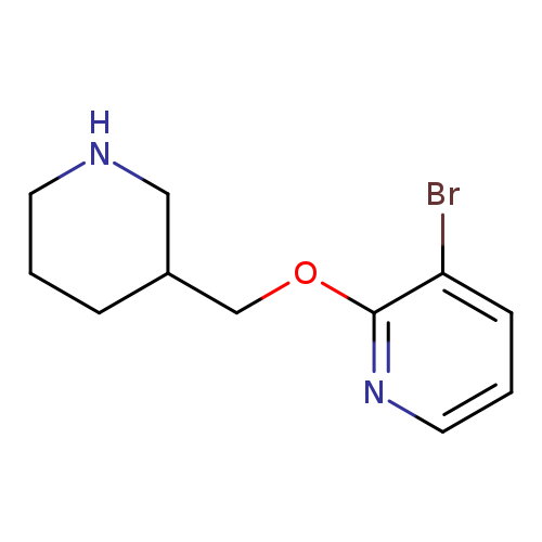 3-bromo-2-(piperidin-3-ylmethoxy)pyridine