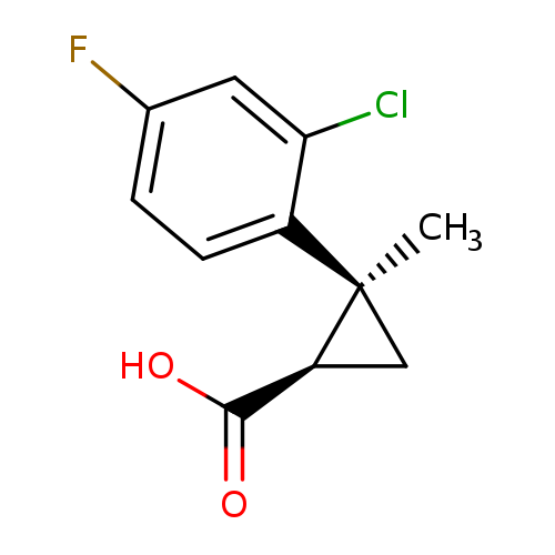 rac-(1R,2S)-2-(2-chloro-4-fluorophenyl)-2-methylcyclopropane-1-carboxylic acid