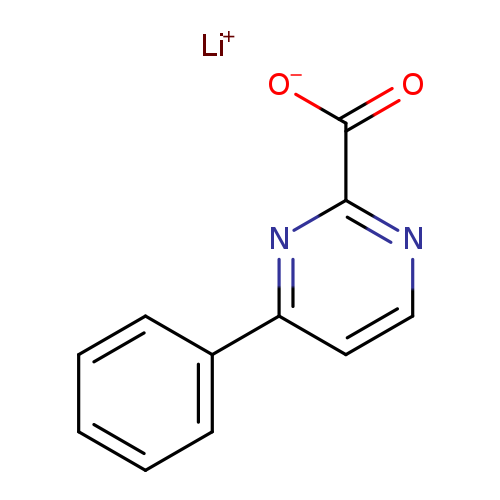lithium(1+)4-phenylpyrimidine-2-carboxylate