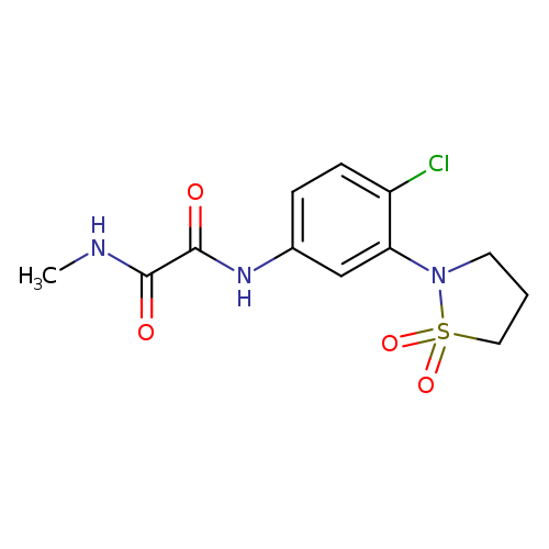 N'-[4-chloro-3-(1,1-dioxo-1lambda6,2-thiazolidin-2-yl)phenyl]-N-methylethanediamide