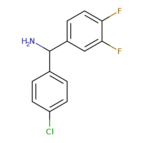(4-chlorophenyl)(3,4-difluorophenyl)methanamine
