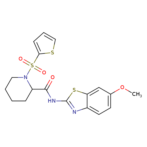 N-(6-methoxy-1,3-benzothiazol-2-yl)-1-(thiophene-2-sulfonyl)piperidine-2-carboxamide