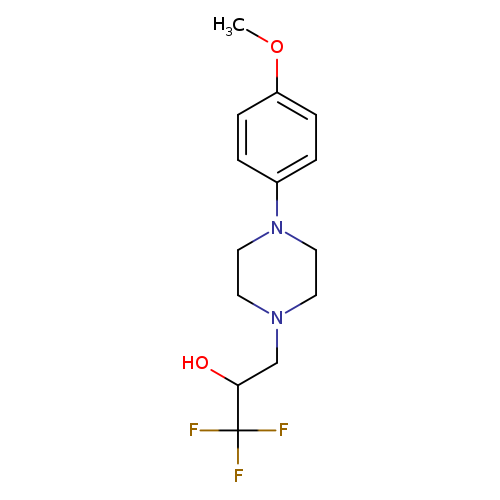 1,1,1-trifluoro-3-[4-(4-methoxyphenyl)piperazin-1-yl]propan-2-ol