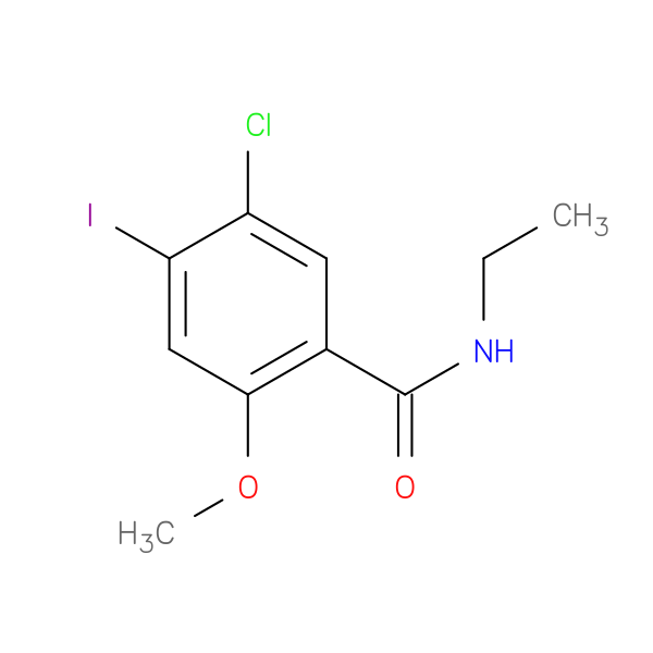 5-Chloro-N-ethyl-4-iodo-2-methoxybenzamide