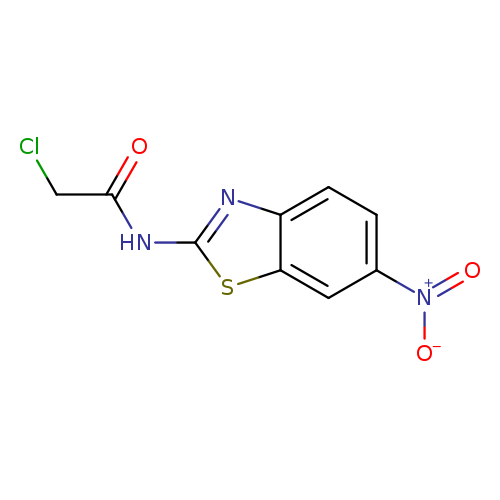2-chloro-N-(6-nitro-1,3-benzothiazol-2-yl)acetamide