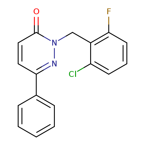 2-[(2-chloro-6-fluorophenyl)methyl]-6-phenyl-2,3-dihydropyridazin-3-one