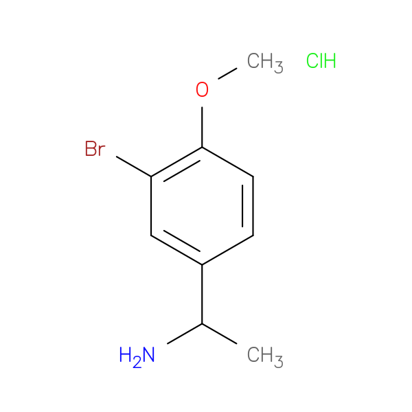 1-(3-bromo-4-methoxyphenyl)ethan-1-amine hydrochloride