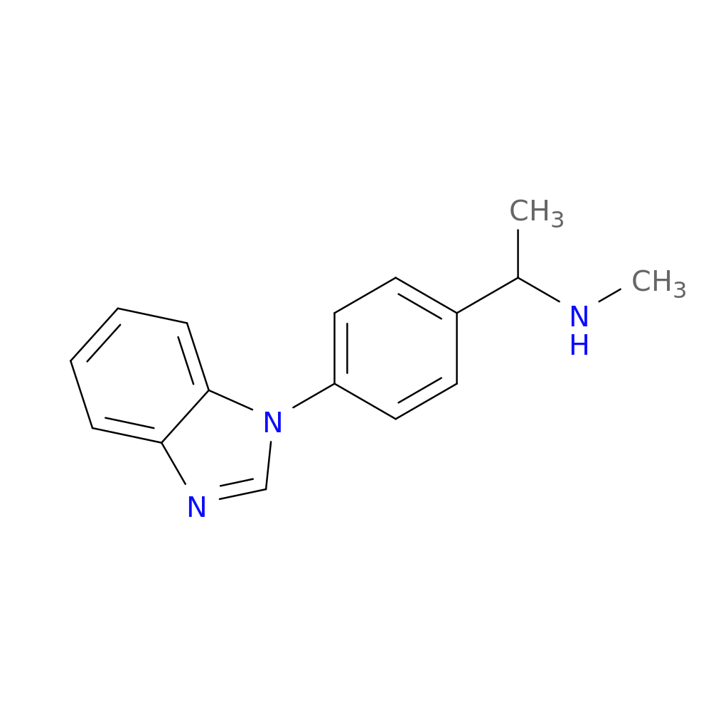 {1-[4-(1H-1,3-Benzodiazol-1-yl)phenyl]ethyl}(methyl)amine