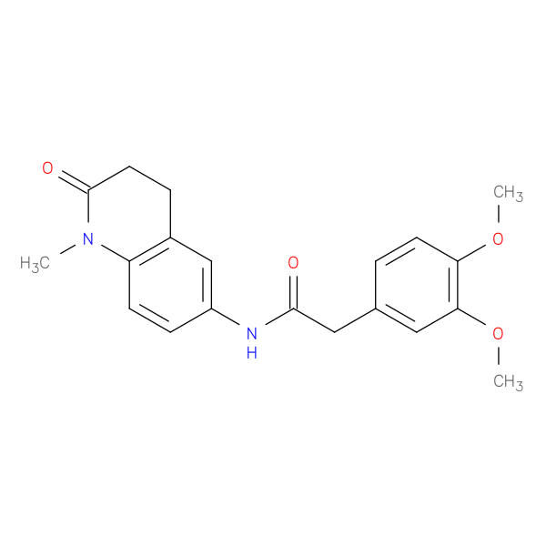 2-(3,4-dimethoxyphenyl)-N-(1-methyl-2-oxo-1,2,3,4-tetrahydroquinolin-6-yl)acetamide