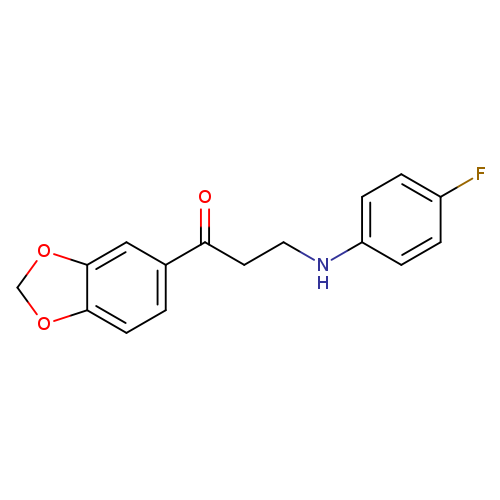 1-(Benzo[d][1,3]dioxol-5-yl)-3-((4-fluorophenyl)amino)propan-1-one