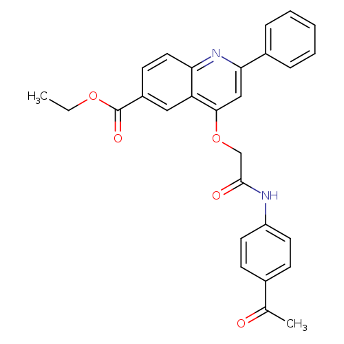 ethyl 4-{[(4-acetylphenyl)carbamoyl]methoxy}-2-phenylquinoline-6-carboxylate