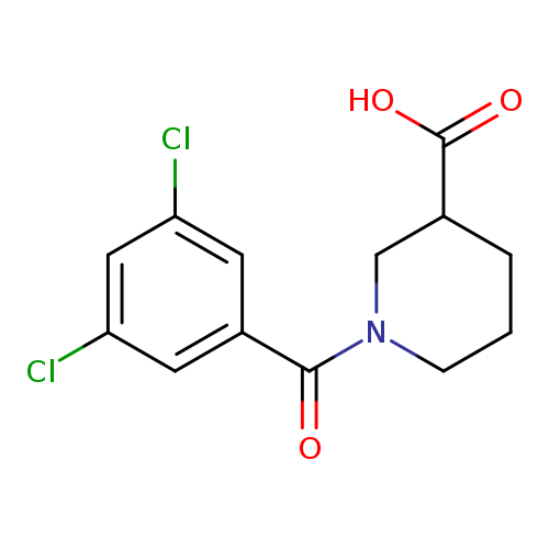 1-(3,5-dichlorobenzoyl)piperidine-3-carboxylic acid
