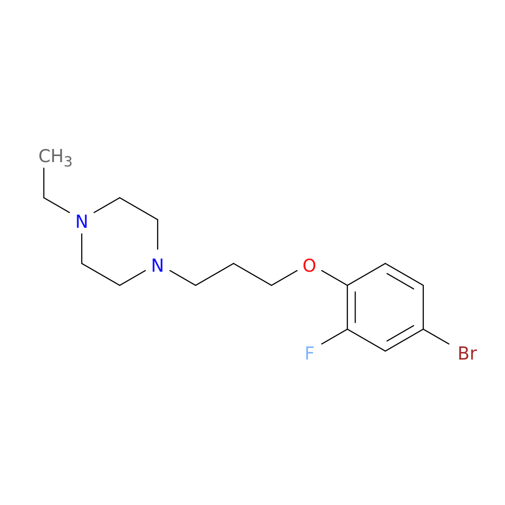 1-(3-(4-broMo-2-fluorophenoxy)propyl)-4-ethylpiperazine