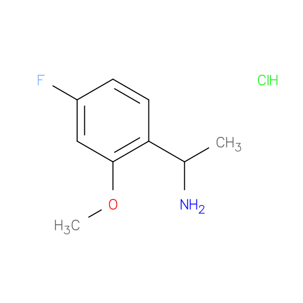 1-(4-Fluoro-2-methoxyphenyl)ethan-1-amine hydrochloride