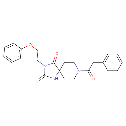 3-(2-phenoxyethyl)-8-(2-phenylacetyl)-1,3,8-triazaspiro[4.5]decane-2,4-dione