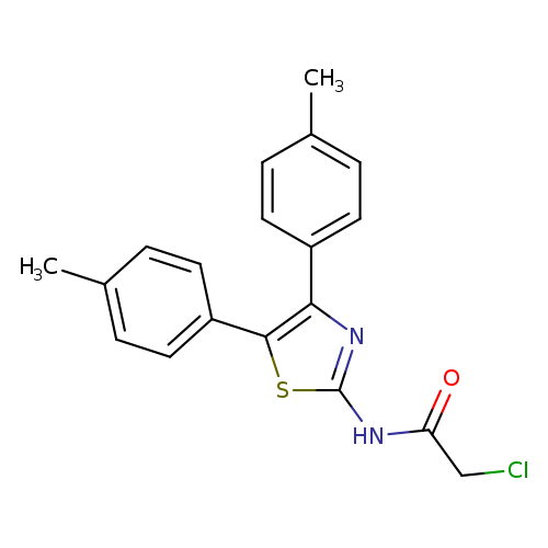 2-CHLORO-N-(4,5-DI-P-TOLYL-THIAZOL-2-YL)-ACETAMIDE