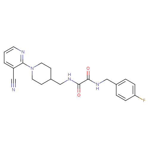 N-{[1-(3-cyanopyridin-2-yl)piperidin-4-yl]methyl}-N'-[(4-fluorophenyl)methyl]ethanediamide