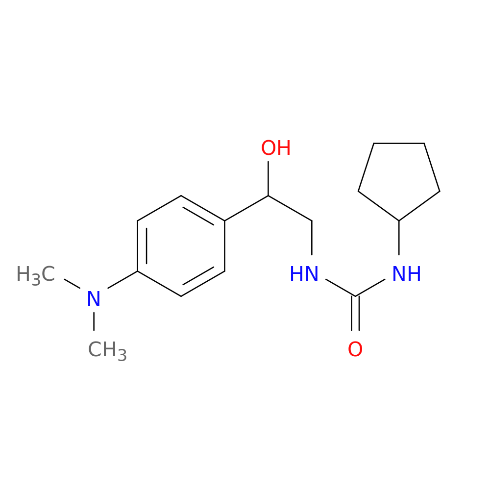 3-cyclopentyl-1-{2-[4-(dimethylamino)phenyl]-2-hydroxyethyl}urea