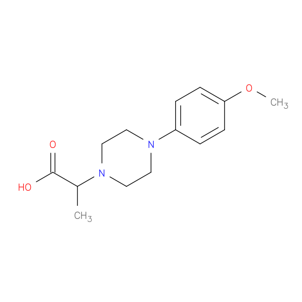 2-[4-(4-methoxyphenyl)piperazin-1-yl]propanoic acid