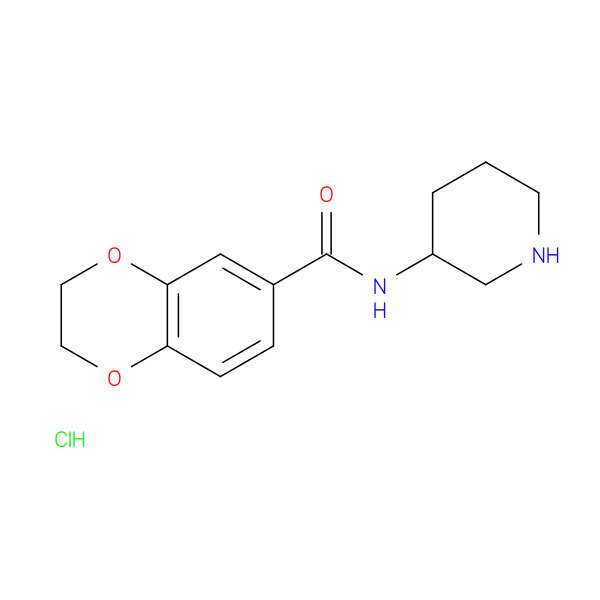 N-(Piperidin-3-yl)-2,3-dihydrobenzo[b][1,4]dioxine-6-carboxamide hydrochloride