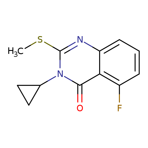 3-cyclopropyl-5-fluoro-2-(methylsulfanyl)-3,4-dihydroquinazolin-4-one