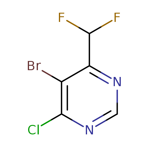 5-Bromo-4-chloro-6-(difluoromethyl)pyrimidine
