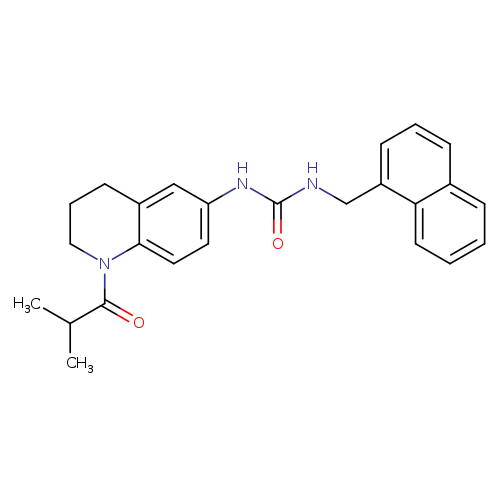 3-[1-(2-methylpropanoyl)-1,2,3,4-tetrahydroquinolin-6-yl]-1-[(naphthalen-1-yl)methyl]urea