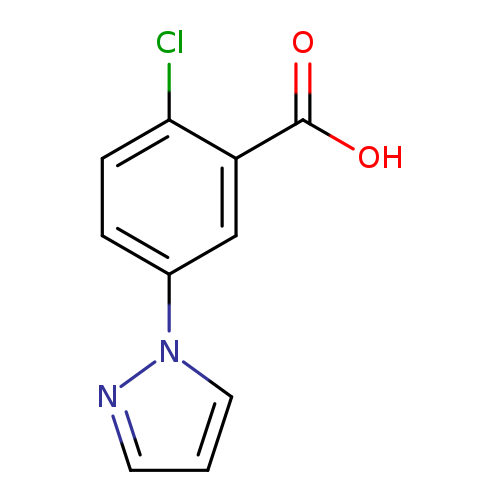 2-Chloro-5-(1H-pyrazol-1-yl)benzoic acid