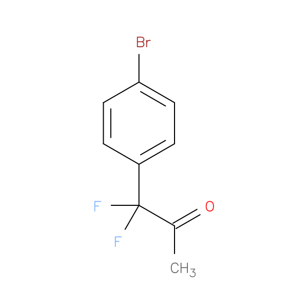 1-(4-Bromophenyl)-1,1-difluoropropan-2-one