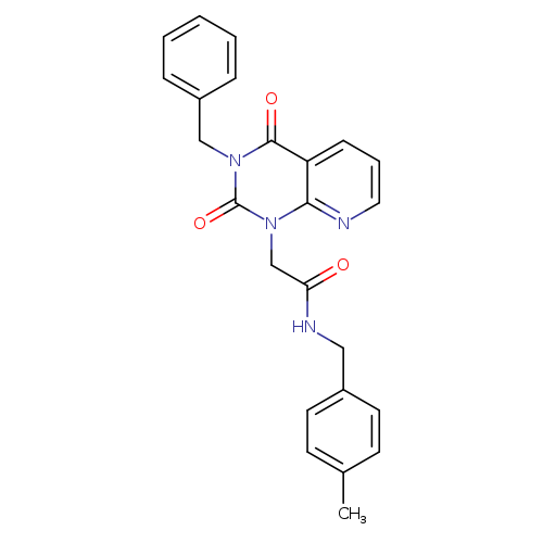 2-{3-benzyl-2,4-dioxo-1H,2H,3H,4H-pyrido[2,3-d]pyrimidin-1-yl}-N-[(4-methylphenyl)methyl]acetamide
