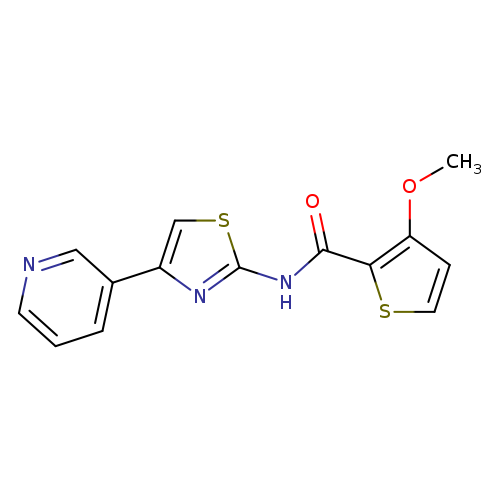 3-methoxy-N-[4-(pyridin-3-yl)-1,3-thiazol-2-yl]thiophene-2-carboxamide