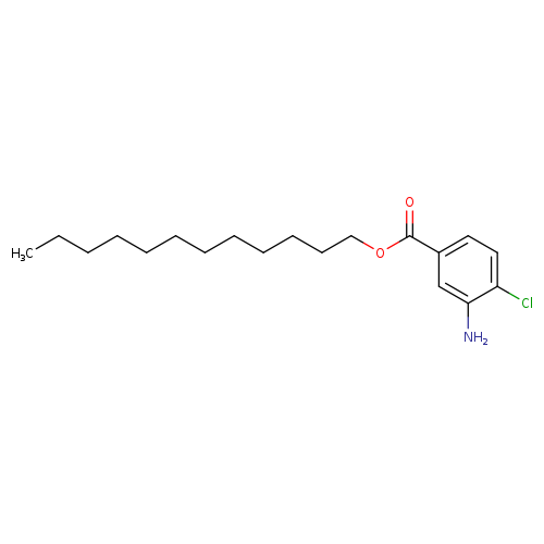 Benzoic acid, 3-amino-4-chloro-, dodecyl ester