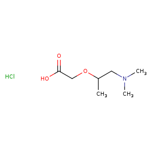 2-{[1-(dimethylamino)propan-2-yl]oxy}acetic acid hydrochloride