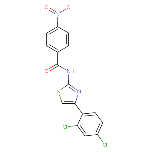 N-[4-(2,4-dichlorophenyl)-1,3-thiazol-2-yl]-4-nitrobenzamide