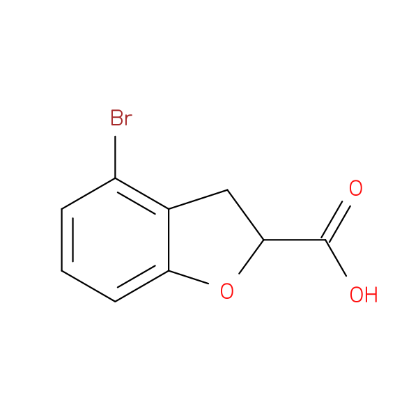 4-bromo-2,3-dihydro-1-benzofuran-2-carboxylic acid