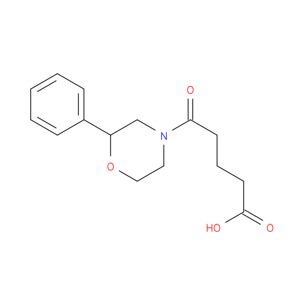 5-oxo-5-(2-phenylmorpholino)pentanoic acid