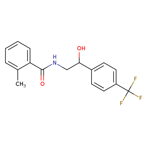 N-{2-hydroxy-2-[4-(trifluoromethyl)phenyl]ethyl}-2-methylbenzamide