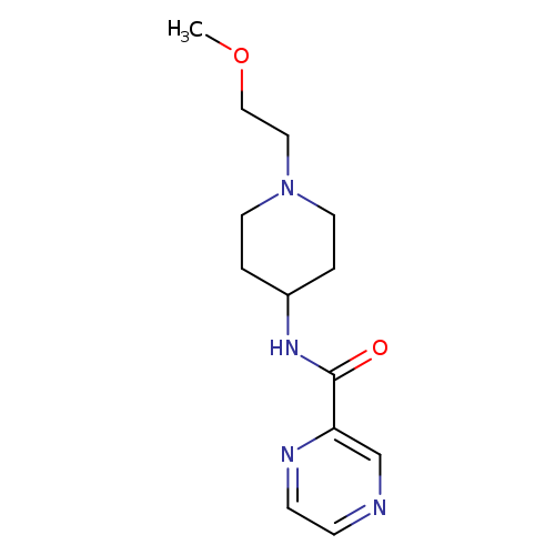 N-[1-(2-methoxyethyl)piperidin-4-yl]pyrazine-2-carboxamide