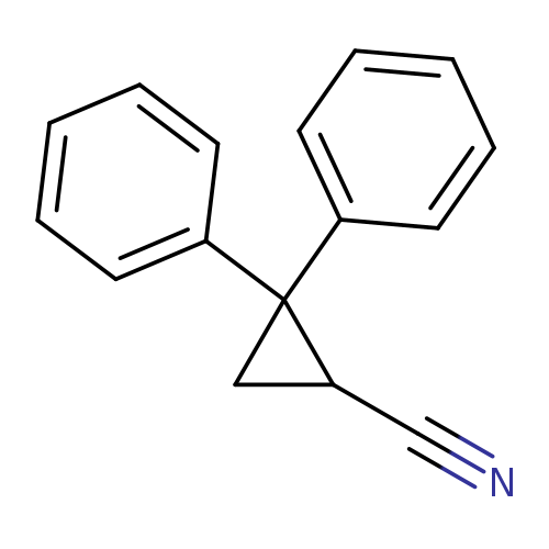 Cyclopropanecarbonitrile, 2,2-diphenyl-