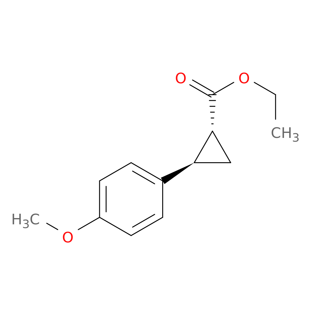 trans-Ethyl 2-(4-methoxyphenyl)cyclopropanecarboxylate