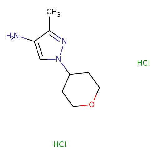3-methyl-1-(oxan-4-yl)-1h-pyrazol-4-amine dihydrochloride