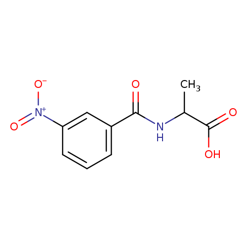 2-[(3-nitrophenyl)formamido]propanoic acid