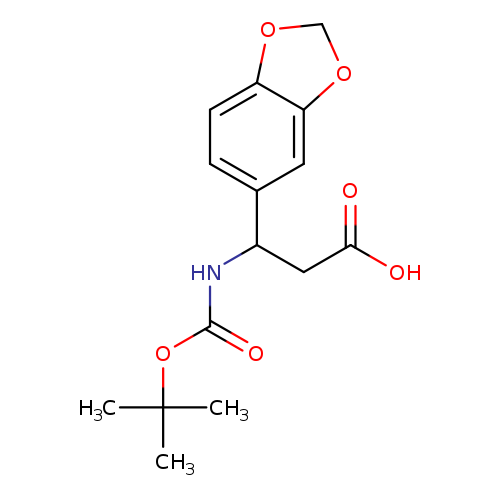 1,3-Benzodioxole-5-propanoic acid, β-[[(1,1-dimethylethoxy)carbonyl]amino]-