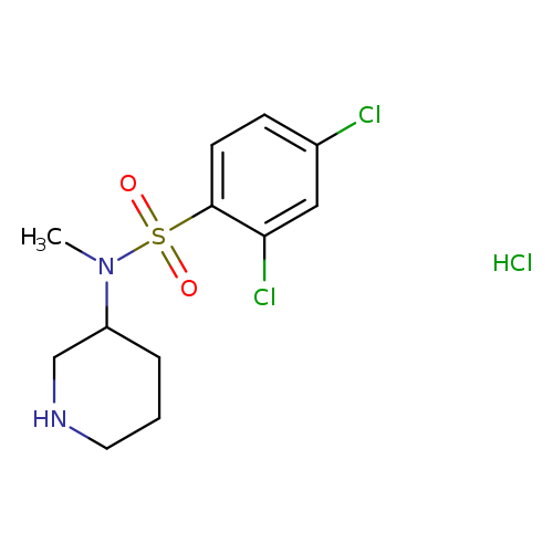 2,4-Dichloro-N-methyl-N-piperidin-3-yl-benzenesulfonamide hydrochloride