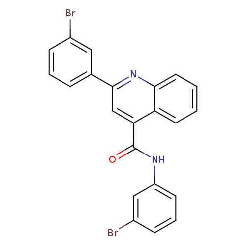 N,2-bis(3-bromophenyl)-4-quinolinecarboxamide