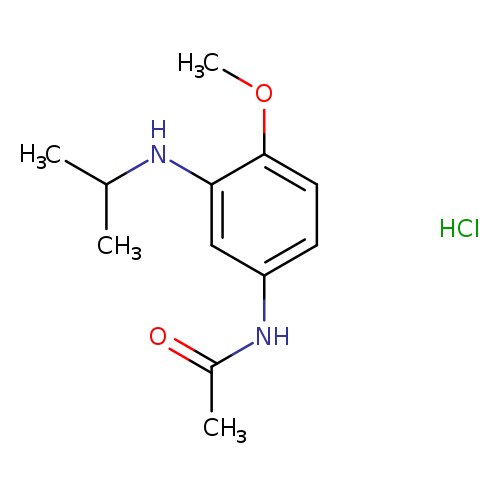 N-{4-methoxy-3-[(propan-2-yl)amino]phenyl}acetamide hydrochloride
