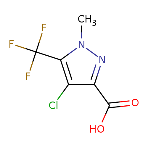 4-Chloro-1-methyl-5-(trifluoromethyl)-1h-pyrazole-3-carboxylic acid